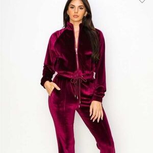 Velvet set fall fashion bohemian outfit
